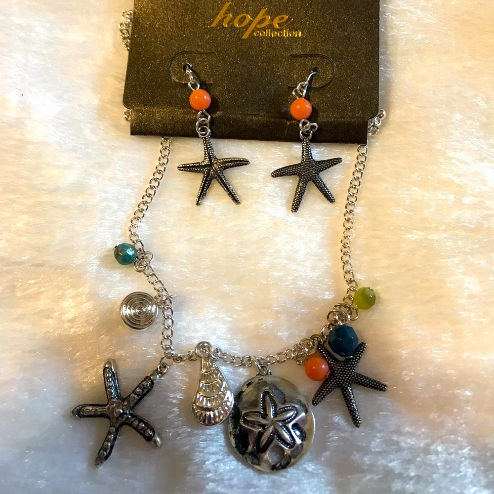 Necklace with Matching Earrings NWT